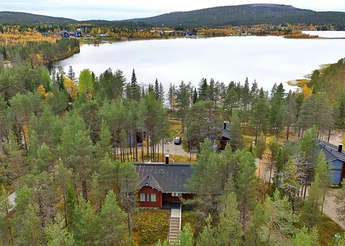 Isomus Inc Outdoor Jacuzzi Chalet Äkäslompolo